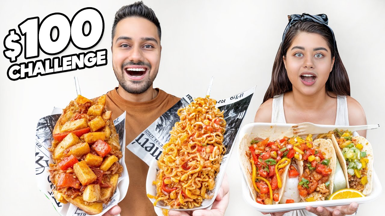 با صد دلار بهترین غذاهای خیابونی تورنتو رو خریدیم!Toronto Street Foods🌭
