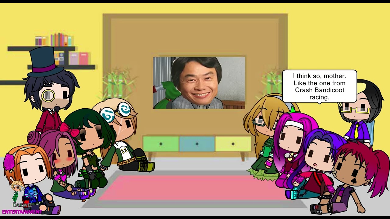 Jarvis and The Company React To SMG4: Mario Games Be Like (Gacha Club)