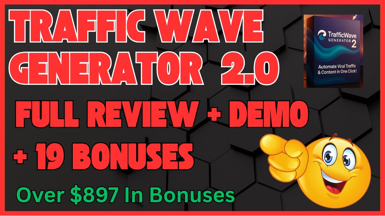 👉Traffic Wave Generator 2.0 (Review, Demo and 19 BONUSES)