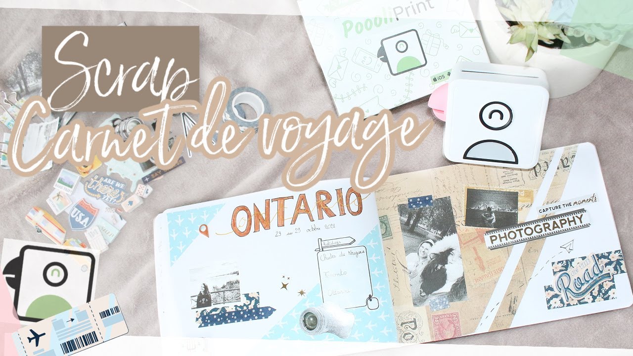 DIY Scap 📝Carnet de voyage en collaboration avec @poooliprint