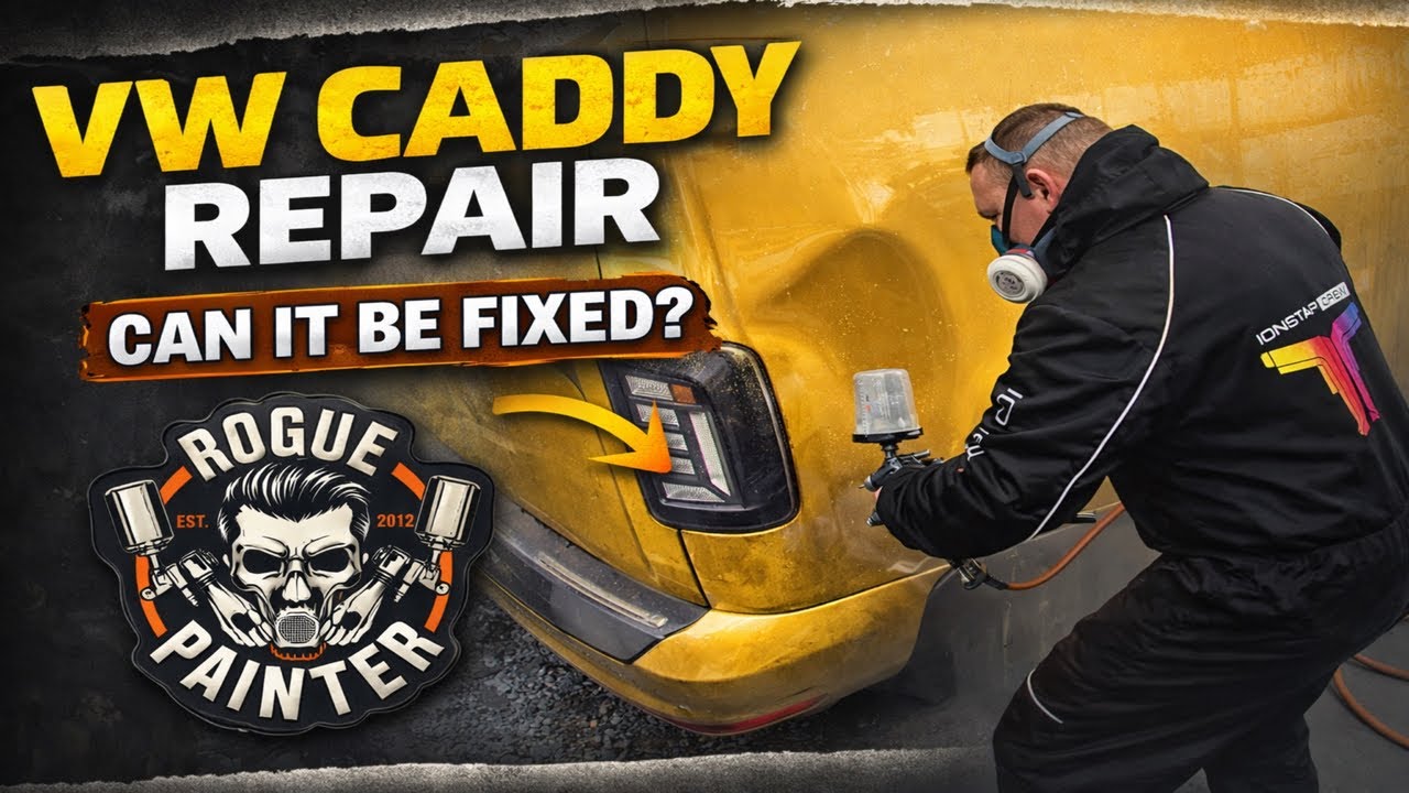 Insurance Wrote This VW Caddy Off… We Repaired It Properly (Full Paint & Bodywork)