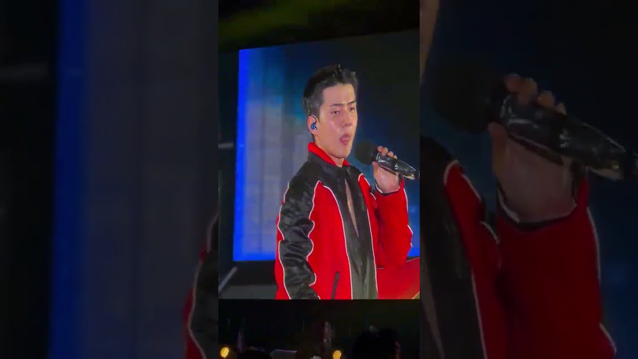 Sehun performing his solo song ‘On Me’ for the first time ever at Waterbomb Festival in Tokyo 😭🔥🔥🔫💦