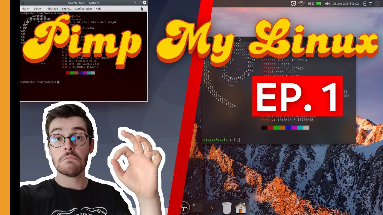 Pimp My Linux - Ep 1 : MacOS sous Debian ! (KDE Plasma)