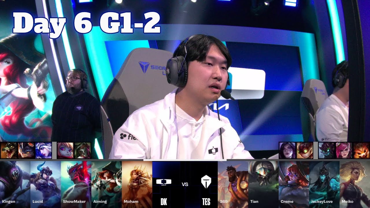 TES vs DK - Game 2 | Day 6 LoL Worlds 2024 Swiss Stage | Top Esports vs Dplus Kia G2 full