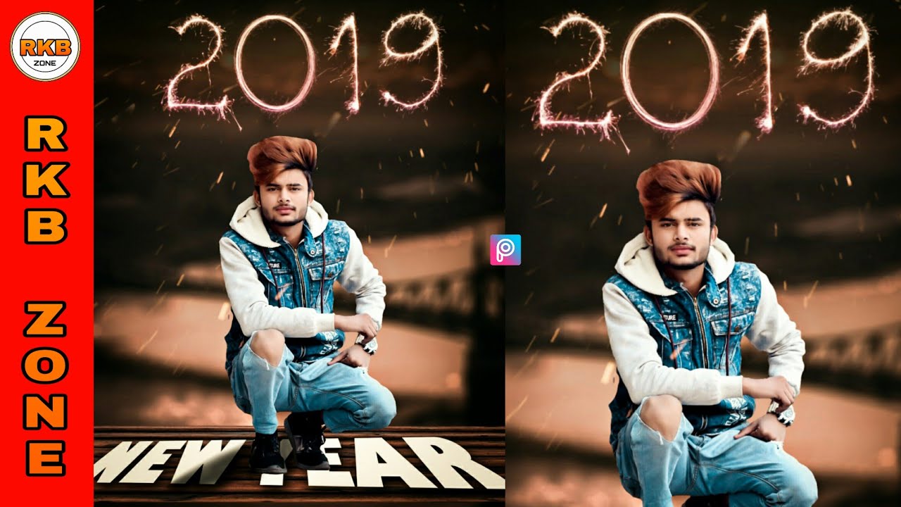 Happy New Year 2019 Photo Editing || Picsart Happy New Year 2019 Photo Editing Tutorial || RKB ZONE.