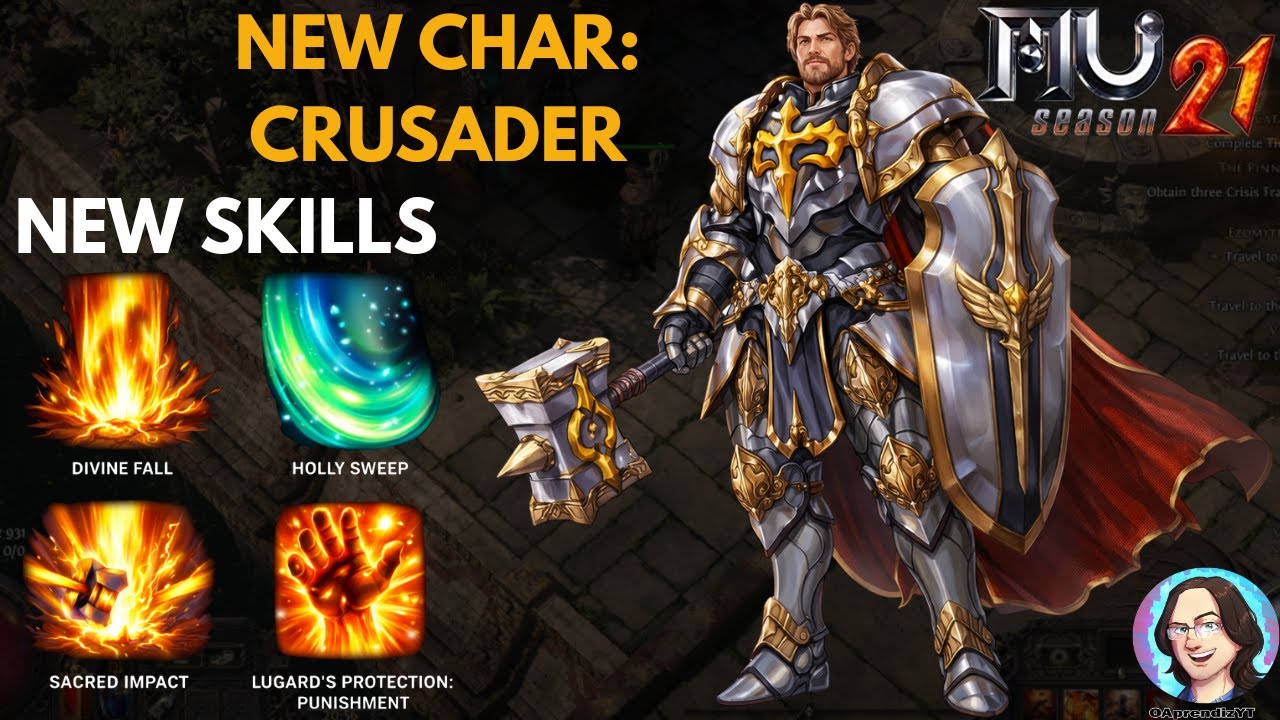 O THOR CHEGOU NO MU ONLINE? Testando o Novo Char Crusader (Season 21)