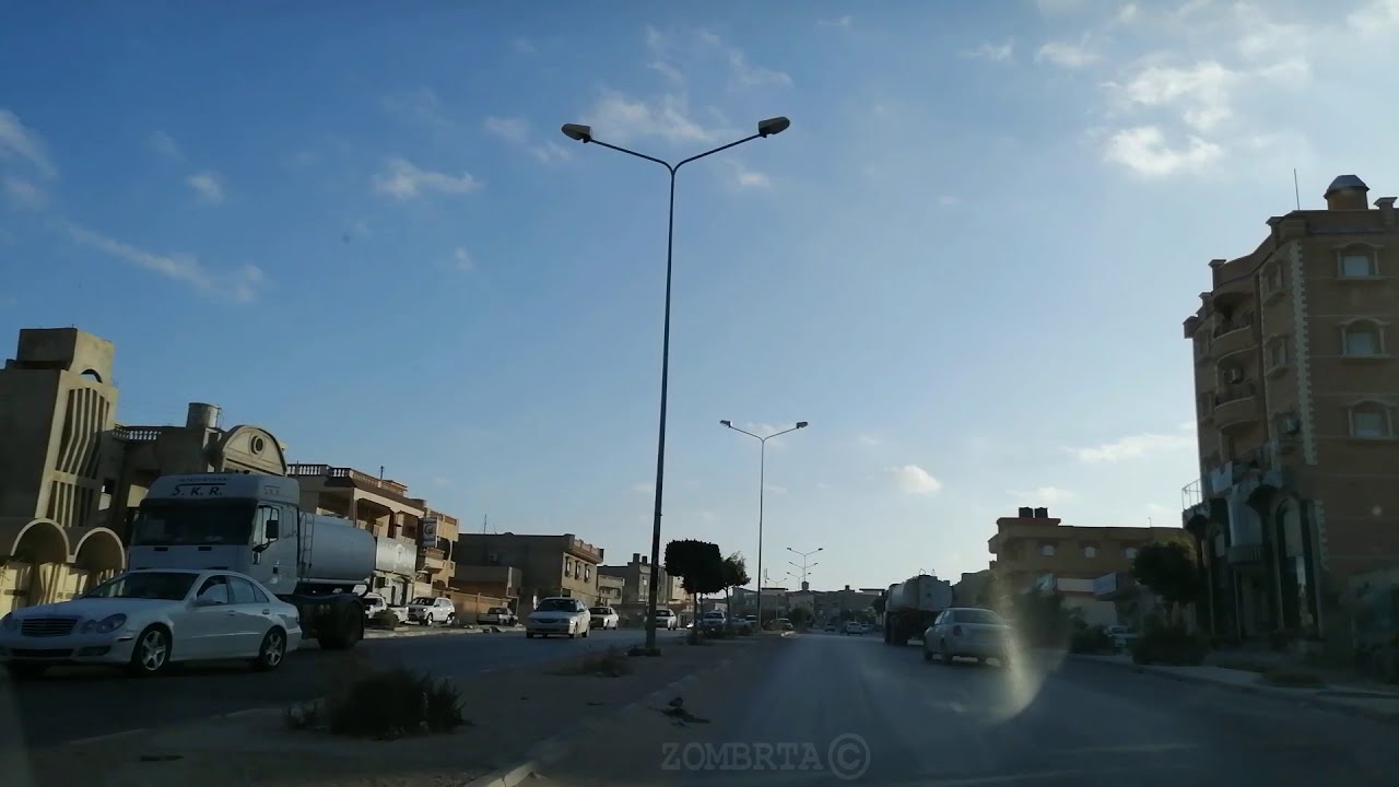 tour driving of city tobruk , libya  4\25\2020  -- جولة قيادة في مدينة طبرق --