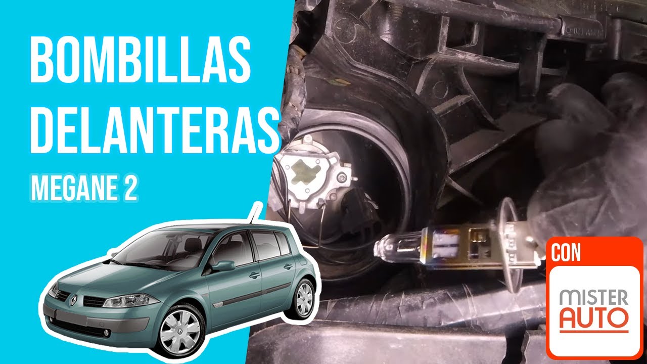 Cómo cambiar las bombillas delanteras Megane 2 💡