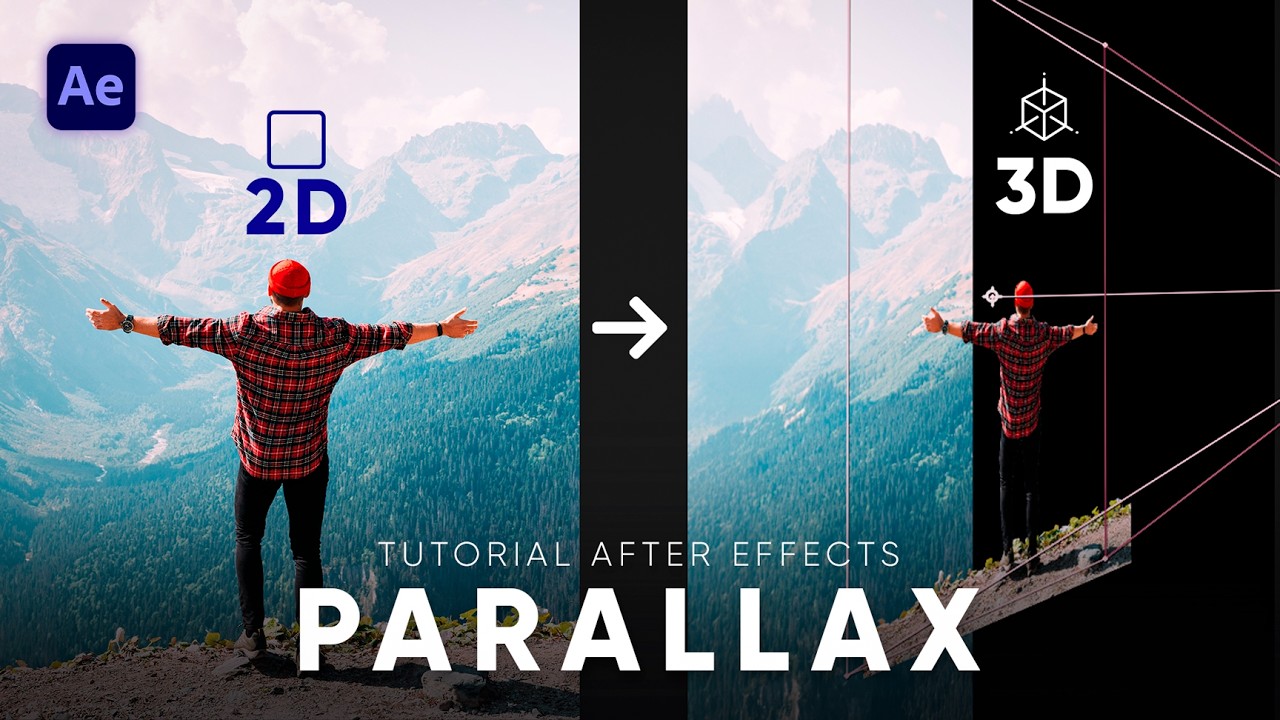 Transforme QUALQUER IMAGEM 2D em Vídeos 3D Incríveis  | Tutorial After Effects