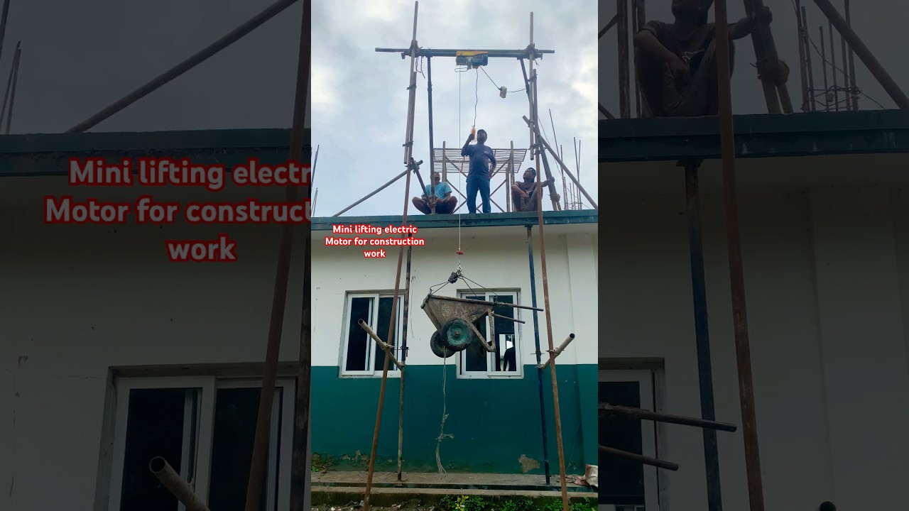 Mini lifting electric motor for construction 