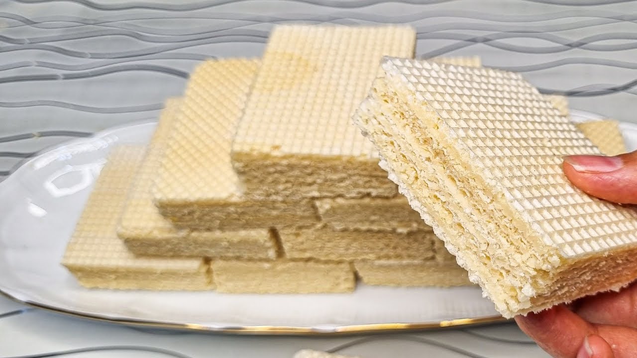 Homemade wafer recipe_how to make wafers at home with 4 ingredients?