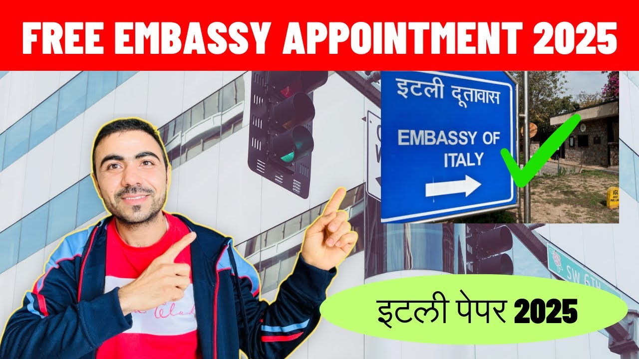 GOOD NEWS EMBASSY APPOINTMENT OPEN / ऐसे बुक करो अपना फ्री अपॉइंटमेंट बुक