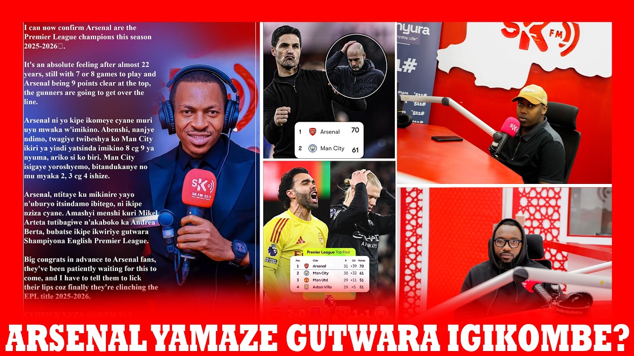 ARSENAL YASHIMANGIYE! IGIKOMBE BARAKIMANIKA? ARTETA YIKWIJE | N'IRYARI BAKIMANIKA!