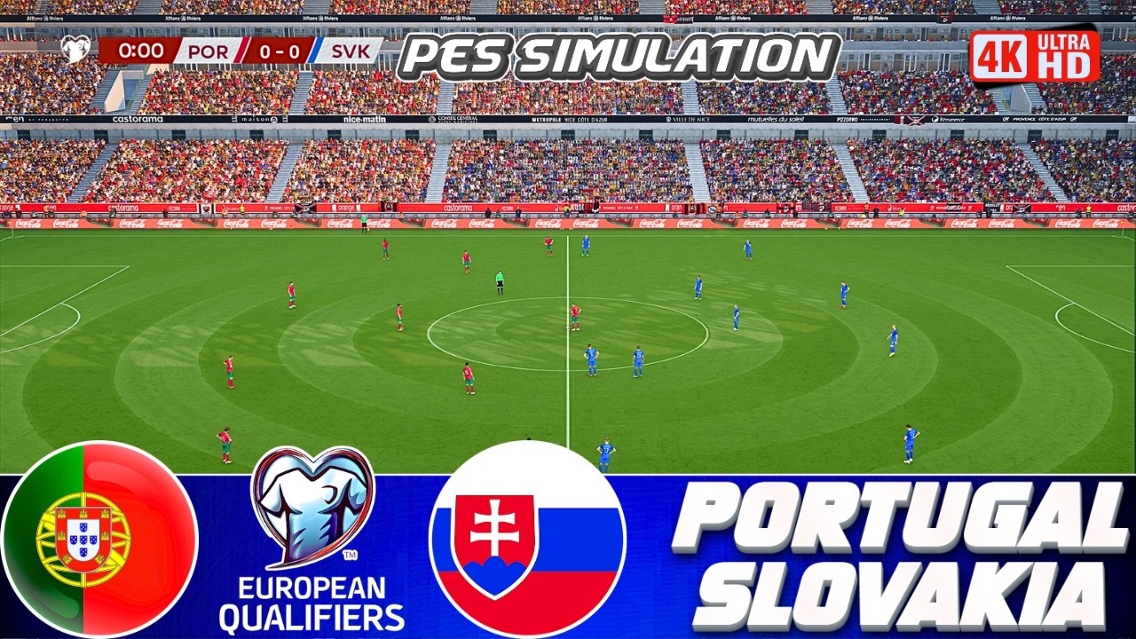 🔴Portugal vs Slovakia | FIFA World Cup 2026 Qualifiers - UEFA Group Stage | PES 21 Simulation
