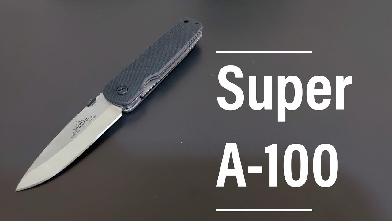 Emerson Knives Collection #88 - Super A-100 ( Comparison with Full Size and Mini A-100 )