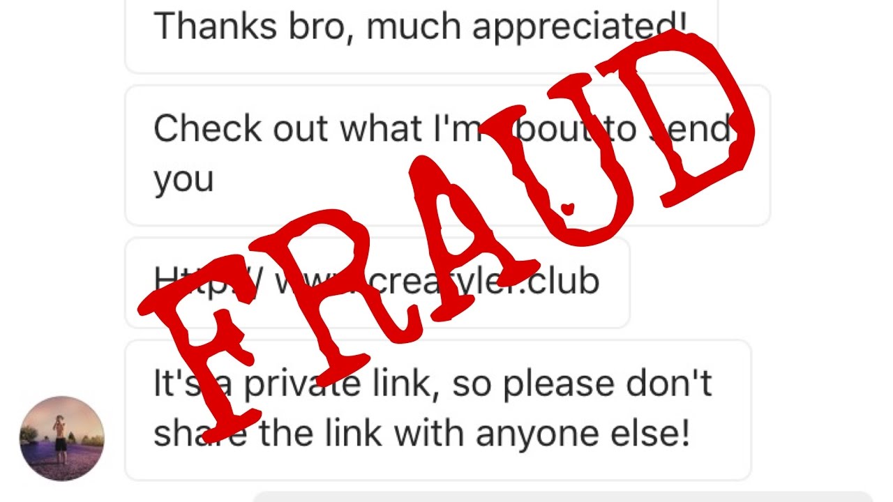 I GOT SCAMMED BY CREATYLER