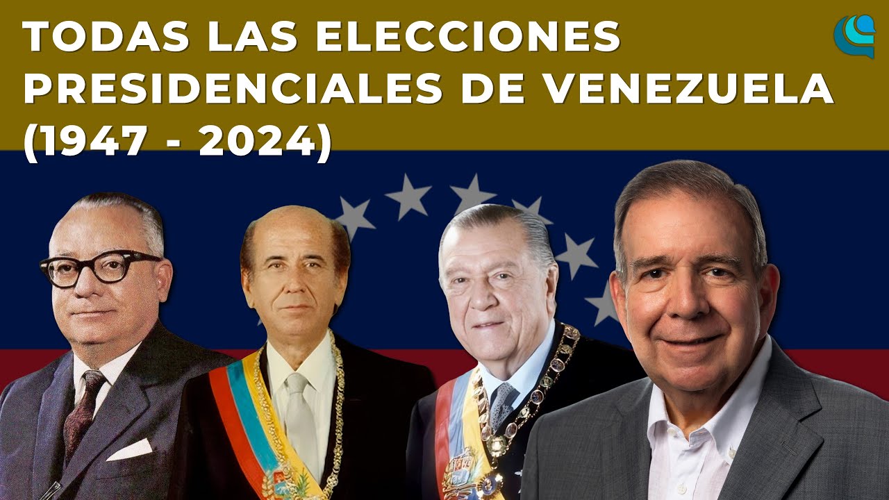 TODAS Las Elecciones a PRESIDENTE de VENEZUELA (1947-2024)