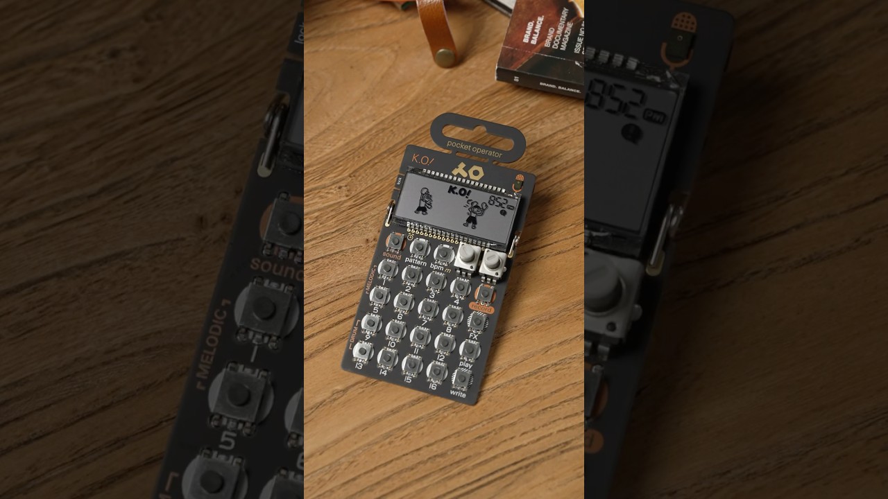 Immersive unboxing of a pocket synthesizer | teenage engineering OP-33