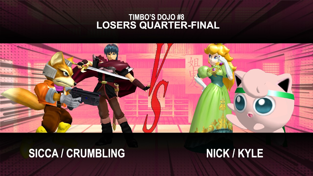 Timbo's Dojo #8 Doubles LQF - Sicca / Crumbling vs Nick / Kyle