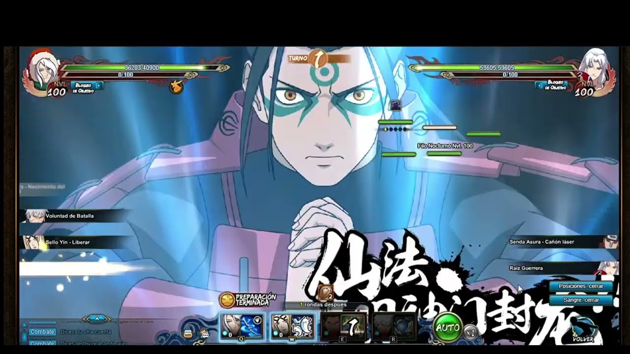 Naruto Online: El poder Senju en acción en arena, conquistando la cima de Seis Sendas