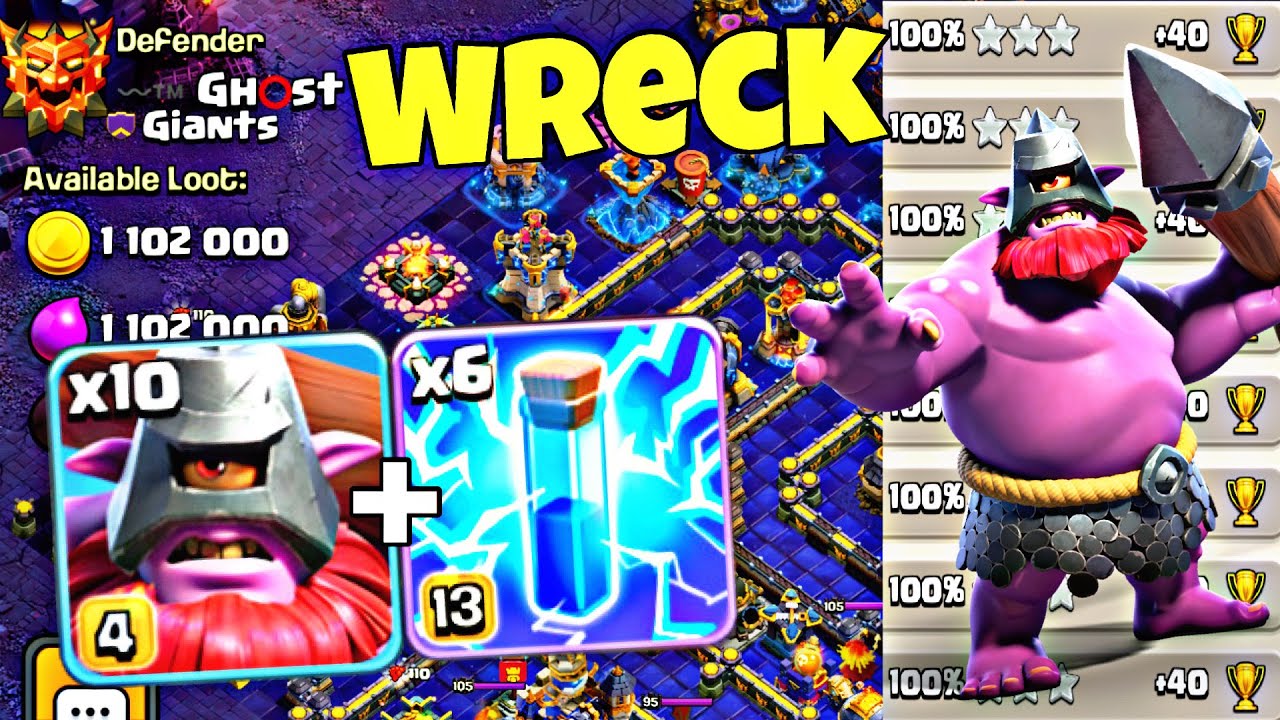 Use This ZapQuake Thrower Army Now And STOP Failing at TH18 Legend League!