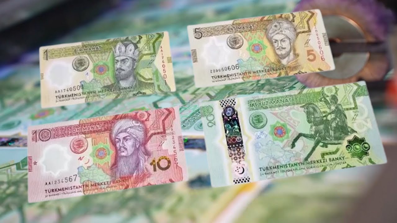 T&uuml;rkmenistan&rsquo;da Dayanıklı Yeni Manatlar Tedav&uuml;lde