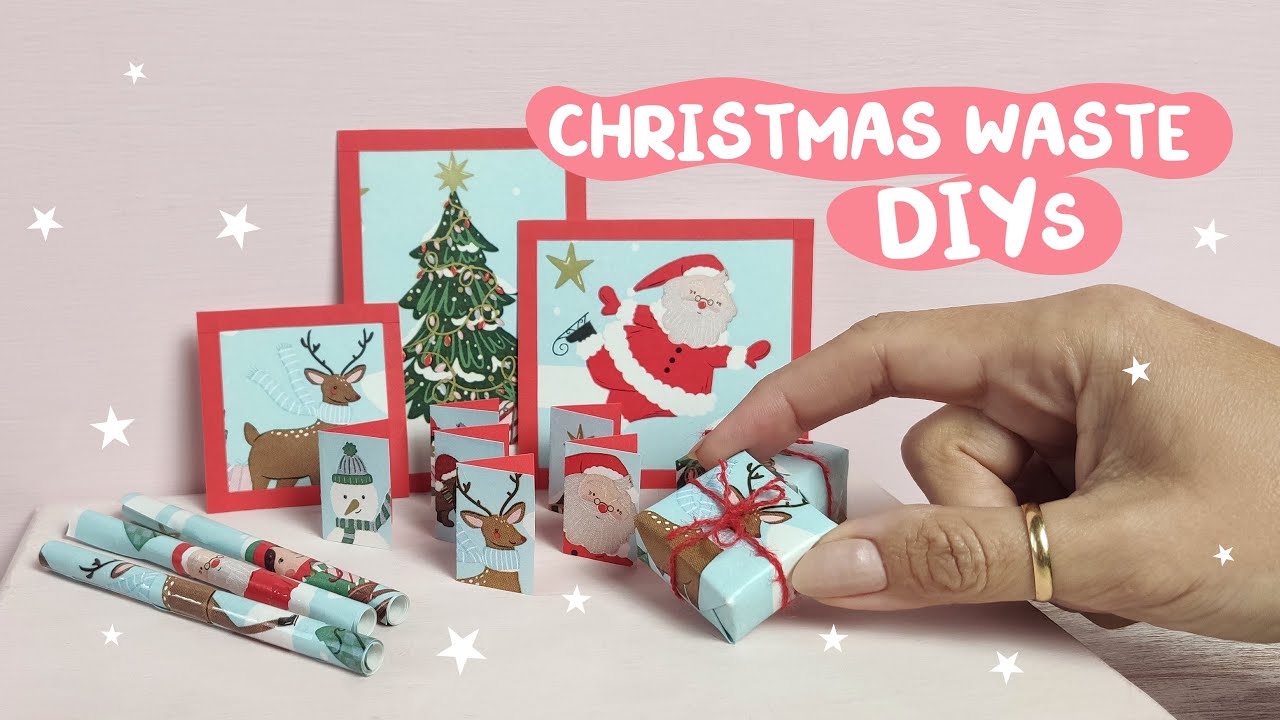 ✨Miniature DIYs Using Christmas Waste✨Dollhouse Decor