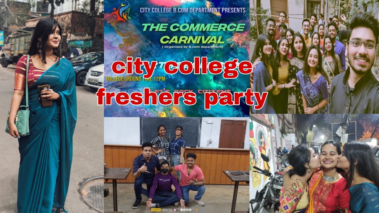 kolkata city college freshers🥳||commerce Department|| #kolkata #vlog