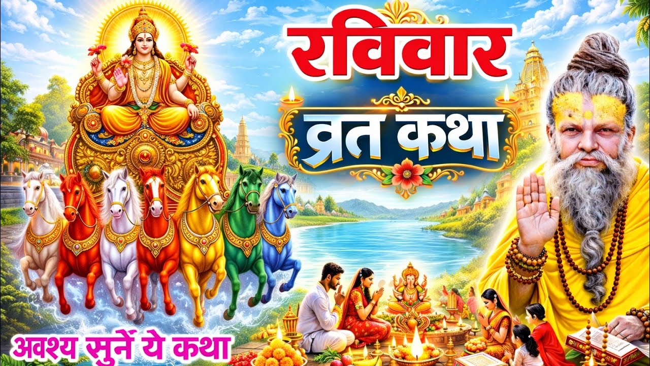 रविवार व्रत कथा | Surya Dev Vrat Katha अवश्य सुनें सूर्यदेव भगवान की यह पावन कथा |