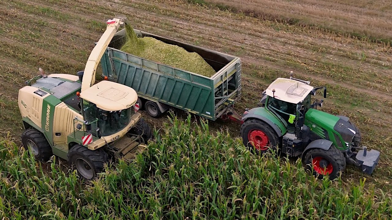 Kukurydza na kiszonkę 2025 🌽 2x Fendt & Krone | @GR-Wisniewski