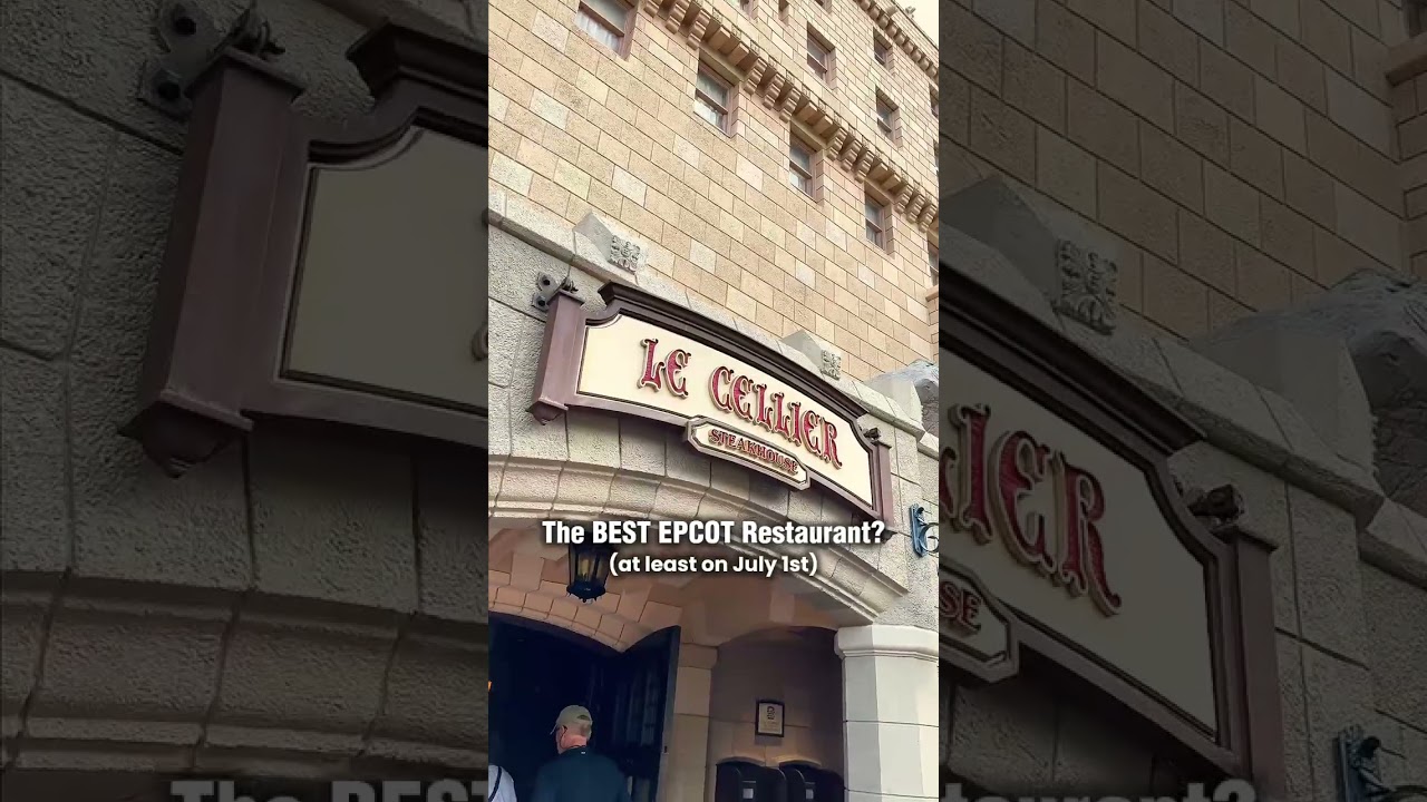The BEST EPCOT Restaurant (for today)