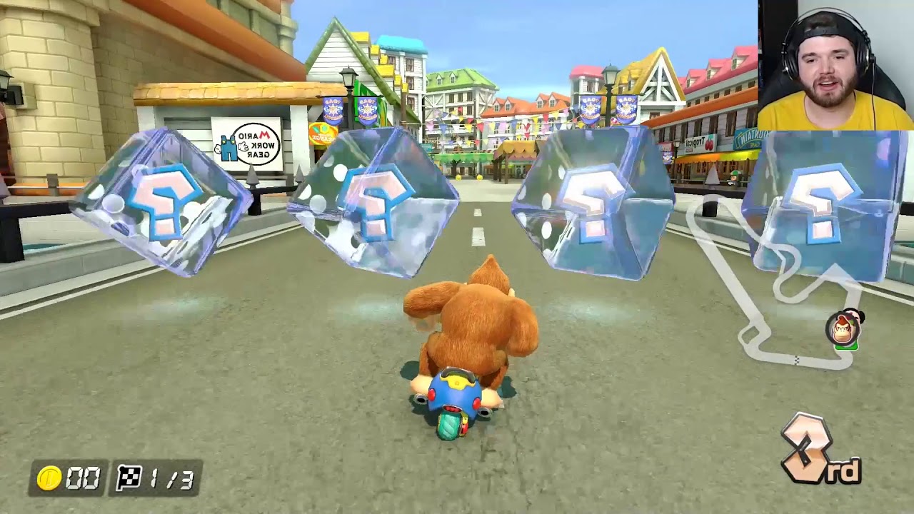 Panda McQueen, American Racing LEGEND + Moo Does a Squozen - MARIO KART 8