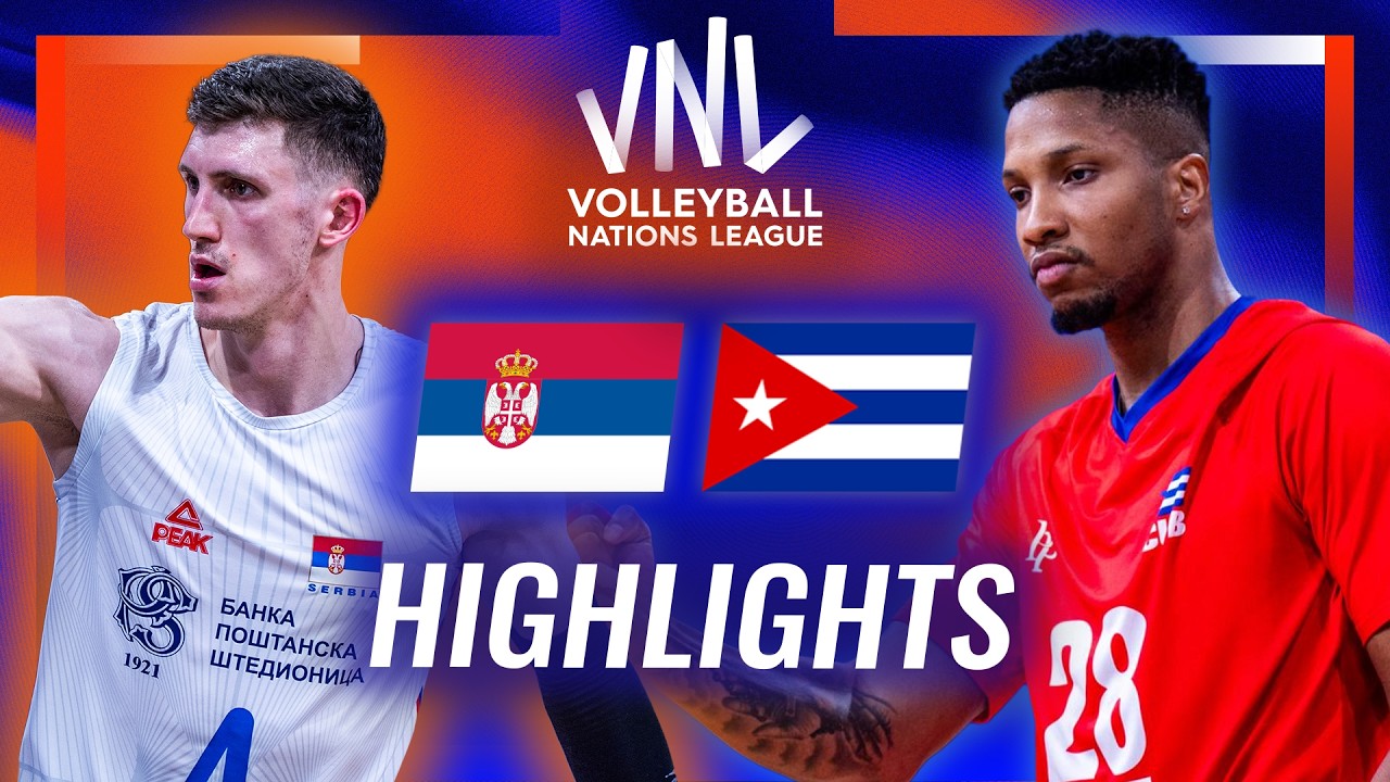 Serbia 🇷🇸 vs. Cuba 🇨🇺 - Highlights | Week 2 | Men's VNL 2026