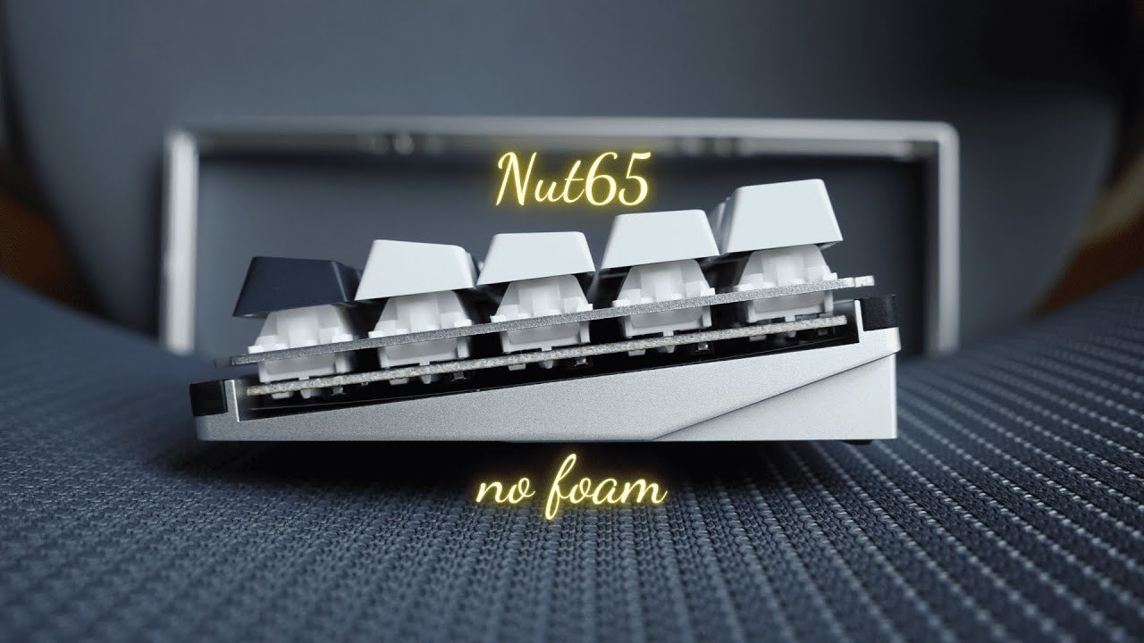 Nut65 PCB 1.6mm – No Foam Build | Clacky Sound Test 🔥
