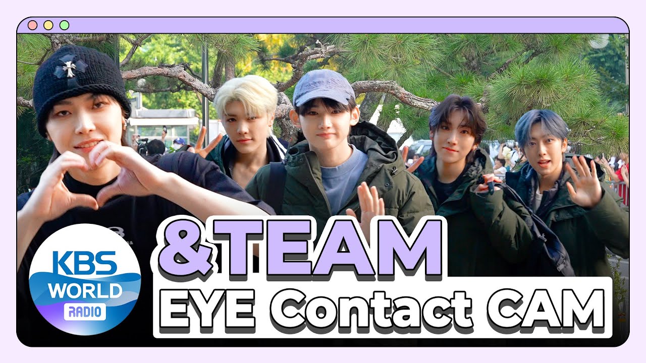[4K] &TEAM EYE CONTACT CAM :: 앤팀 아이컨택캠 @ MUSIC BANK
