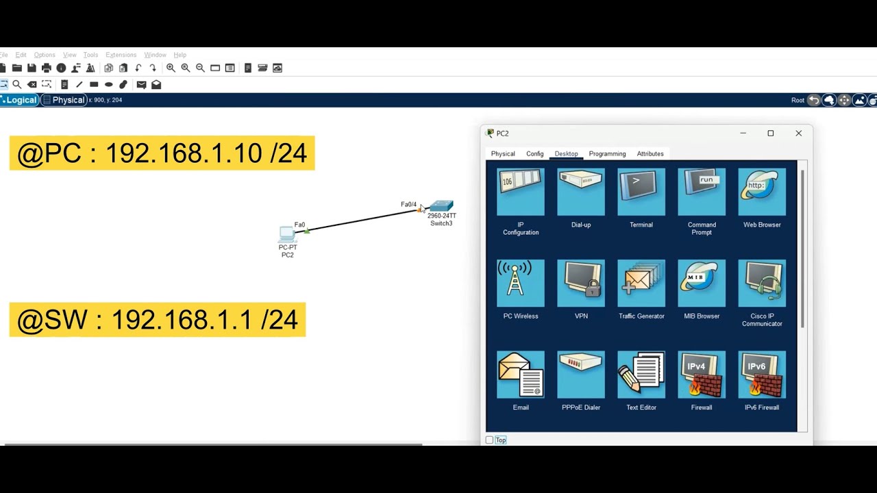 12- Configuration de Base d'un Routeur / Switch CISCO | Tutoriel Pratique avec Packet Tracer