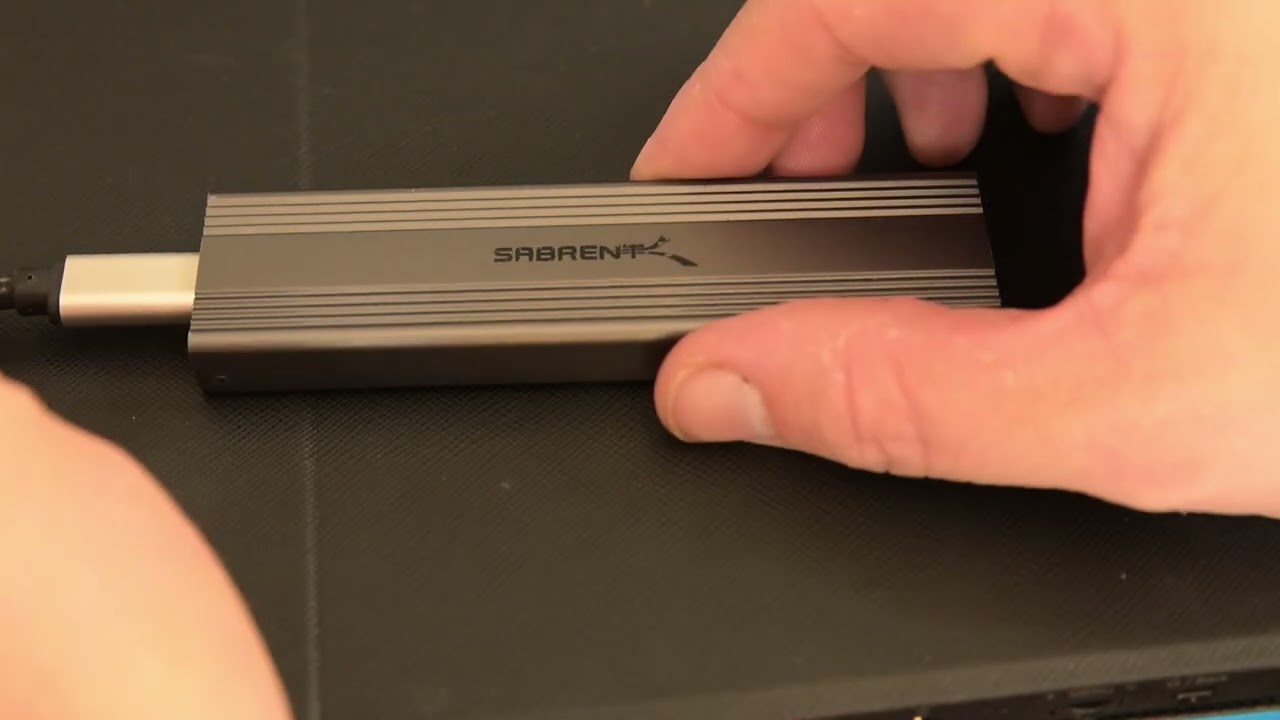 Sabrent m.2 usb c enclosure How to swap drives