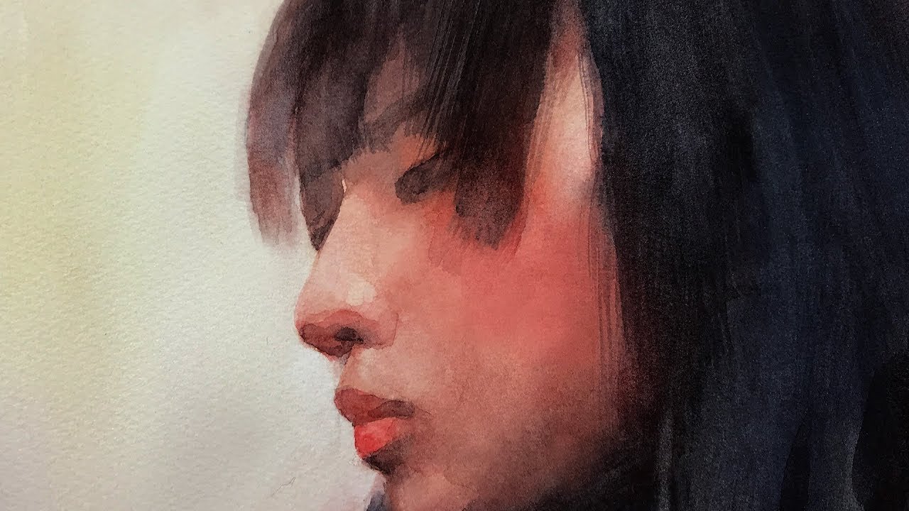 Watercolor Portrait - How to Paint the Form & Structure