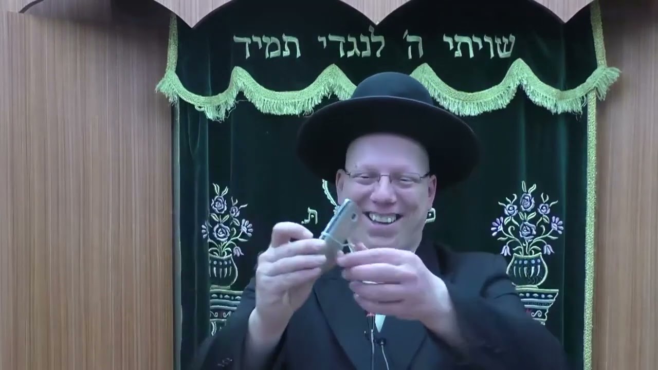 הרב ליאור גלזר יאיר לפיד חסיד וביבי במקוה קורע מצחוק