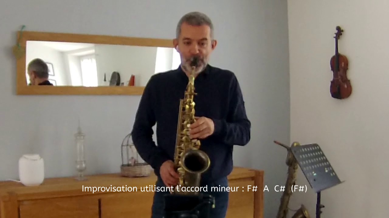 Improviser en mineur au saxophone - Olivier Werly