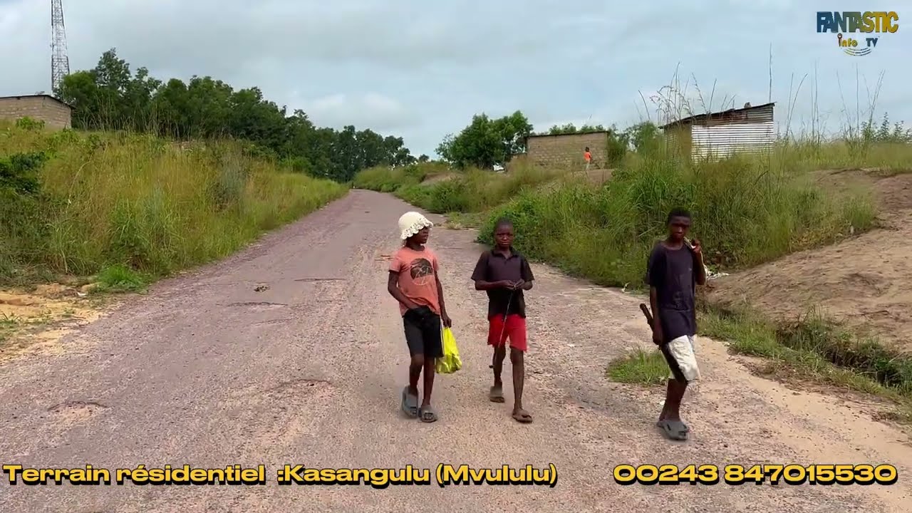 ROCADE KASANGULU Route luzumu((19 TERRAINS RESIDENTIEL AVENDRE
