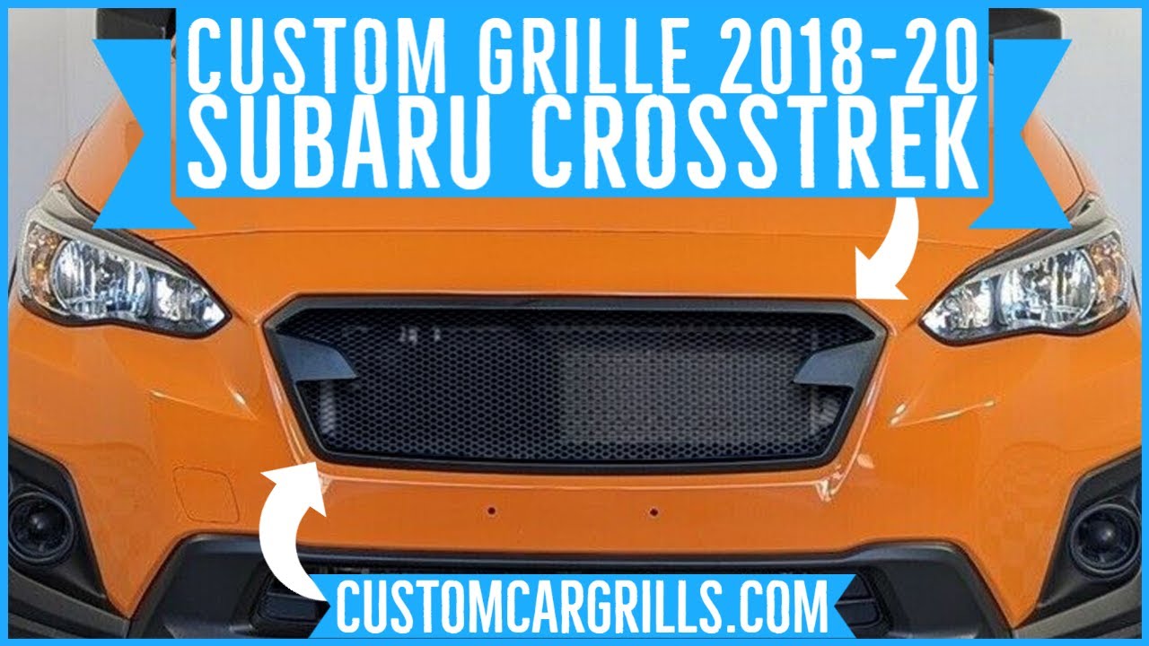 Subaru Crosstrek 2018 - 2020 Upper Mesh Grill Installation How-To by customcargrills.com