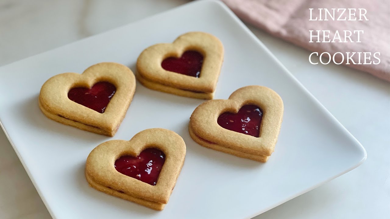Linzer Heart Cookies Recipe! (Valentine's Day Cookies)