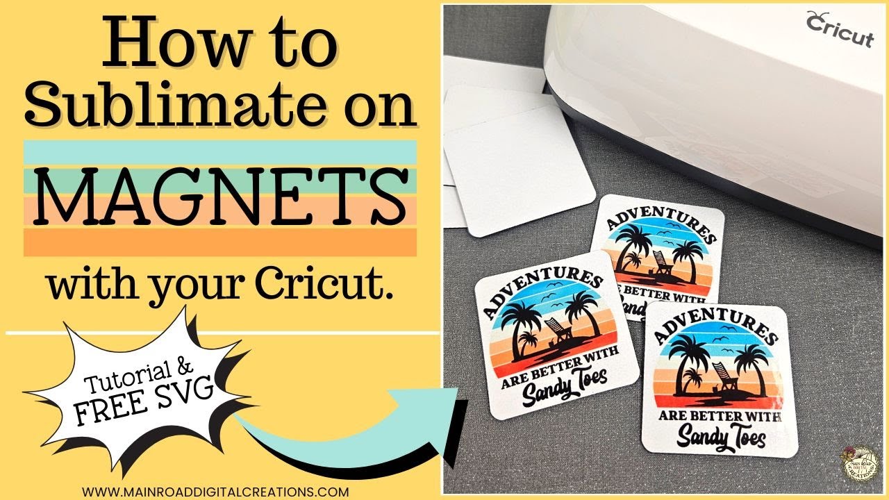 DIY Sublimation Magnets: Create Stunning Designs with Free Summer SVG!
