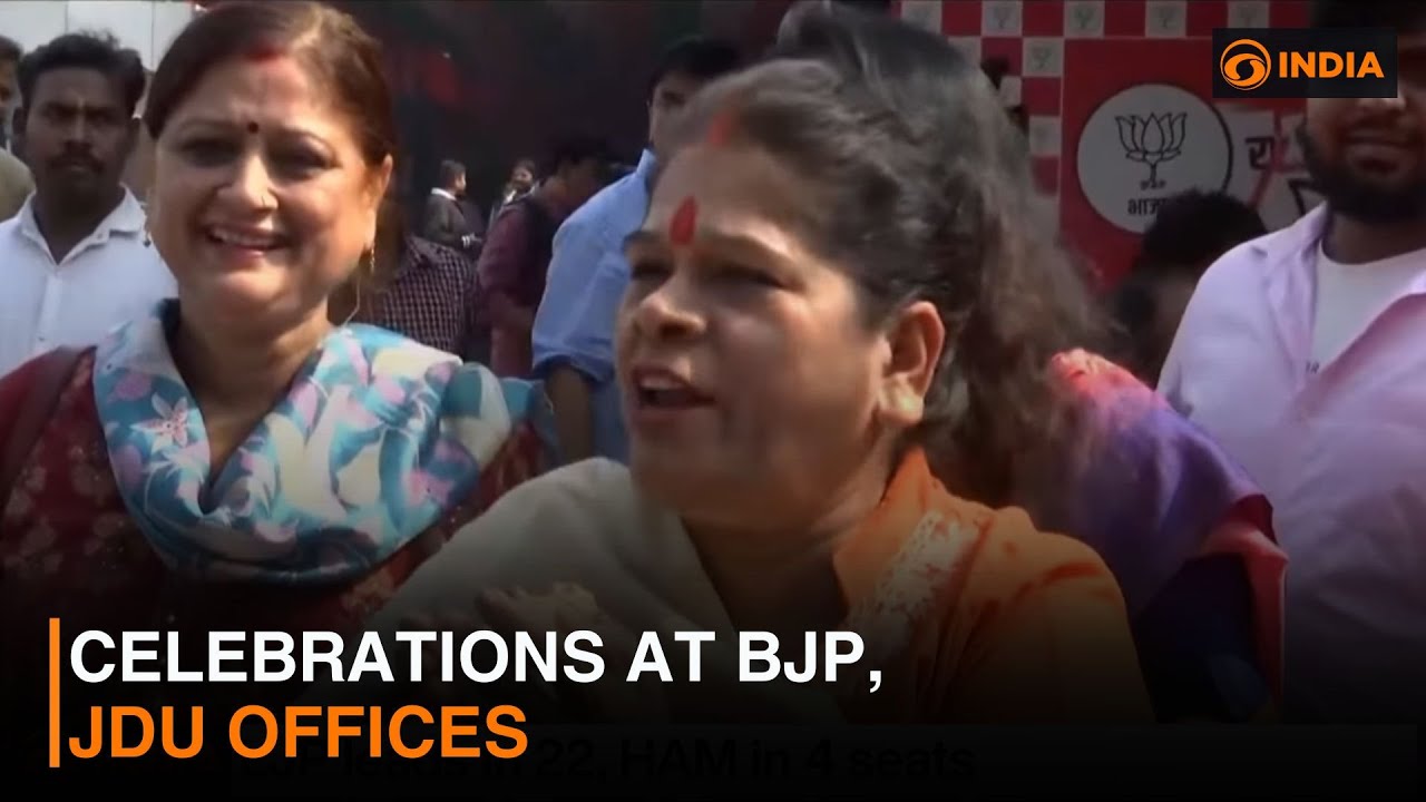 Celebrations at BJP, JDU offices and more news | DD India News Hour