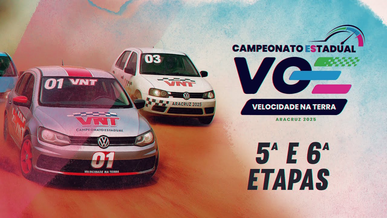 AO VIVO VNT 2025 &ndash; 5&ordf; e 6&ordf; Etapas do Campeonato VOE Internet de Velocidade na Terra &bull; Aracruz