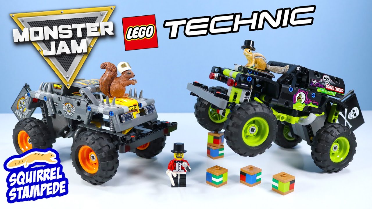 LEGO Technic Monster Jam Grave Digger and Max-D Review 2021