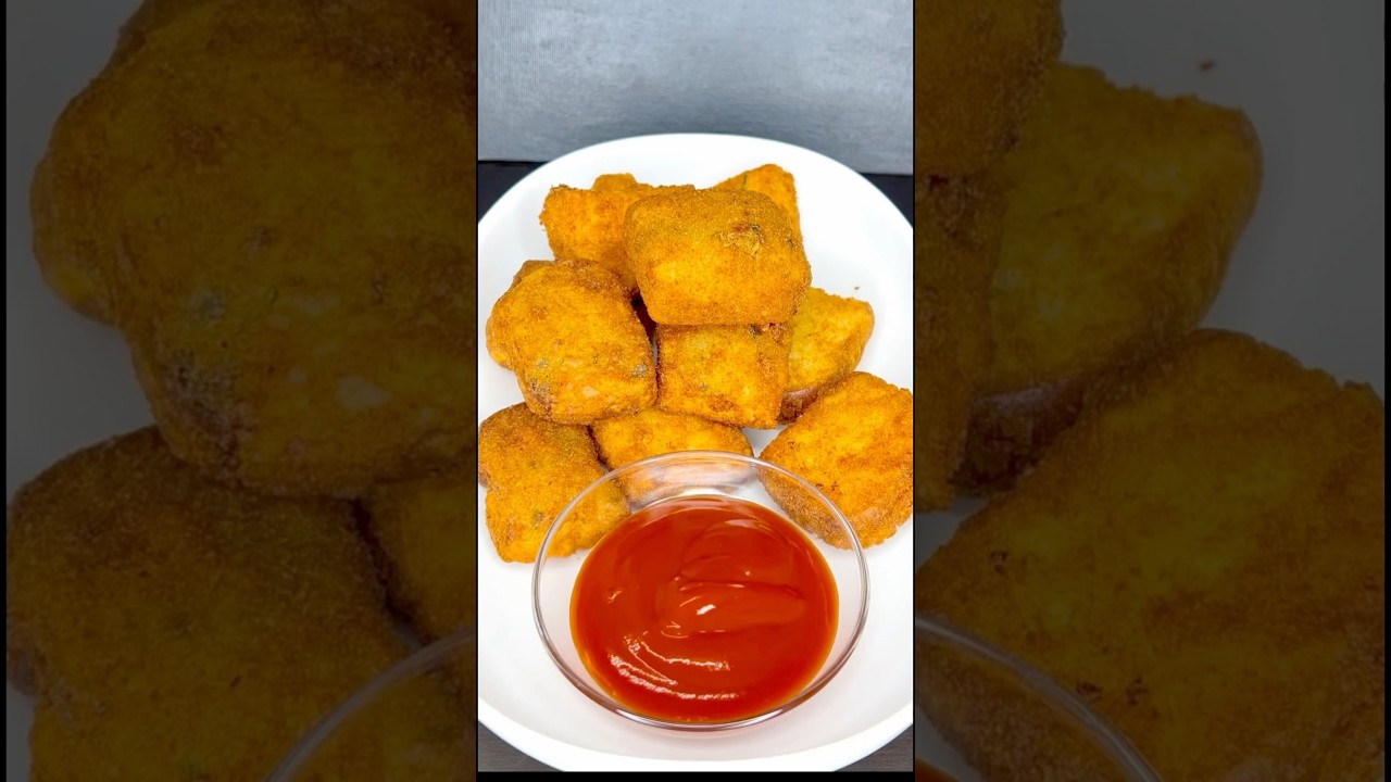 Crispy Bread Potato Bites&hellip;.#asmr #snacks #youtubeshorts