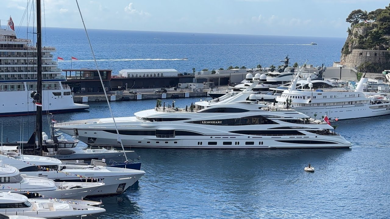 SUPERYACHT DEPARTING & ARRIVAL 3 DAYS BEFORE GRAND PRIX 2025 Pt. 2 @emmansvlog25
