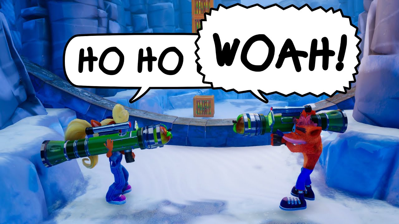 Crash Bandicoot but it's co-op but not actually